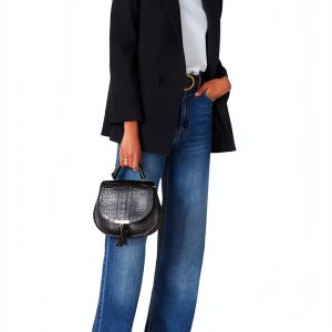 Zadig Voltaire Blazer Womens Black Tiger Stripe ZDV68-0