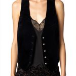 Zadig Voltaire Womens Noir Vest Button Front Design-0