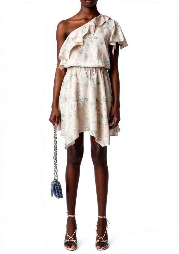 Zadig Voltaire Silk Dress Mastic Womens Luxury Fashion-4