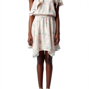 Zadig Voltaire Silk Dress Mastic Womens Luxury Fashion-0