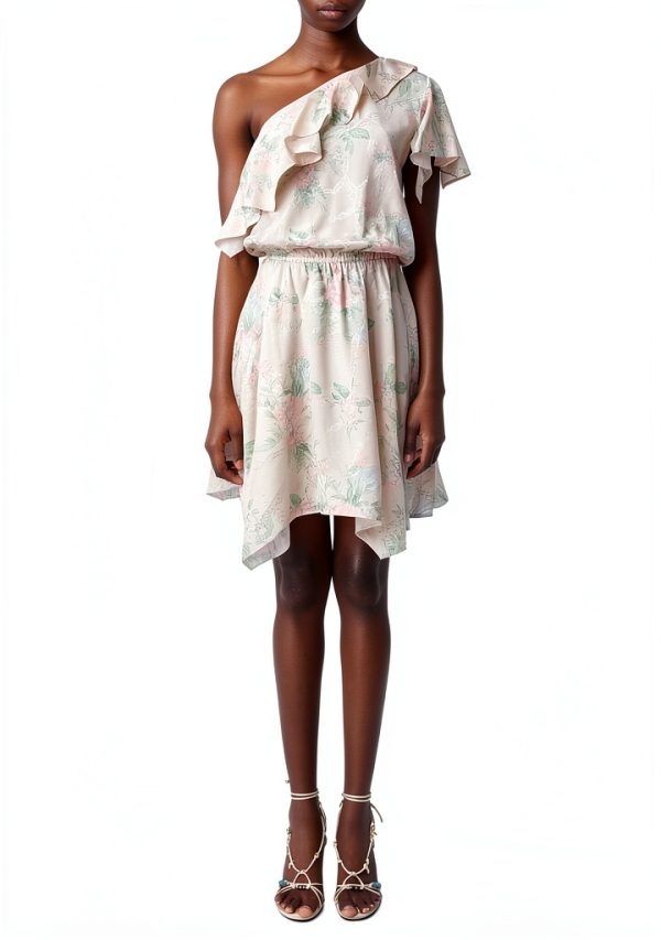 Zadig Voltaire Silk Dress Mastic Womens Luxury Fashion-0