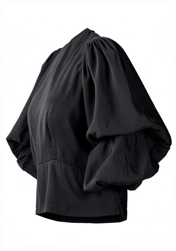 Zadig Voltaire Black Satin Dress Womens V-Neck Lined-3