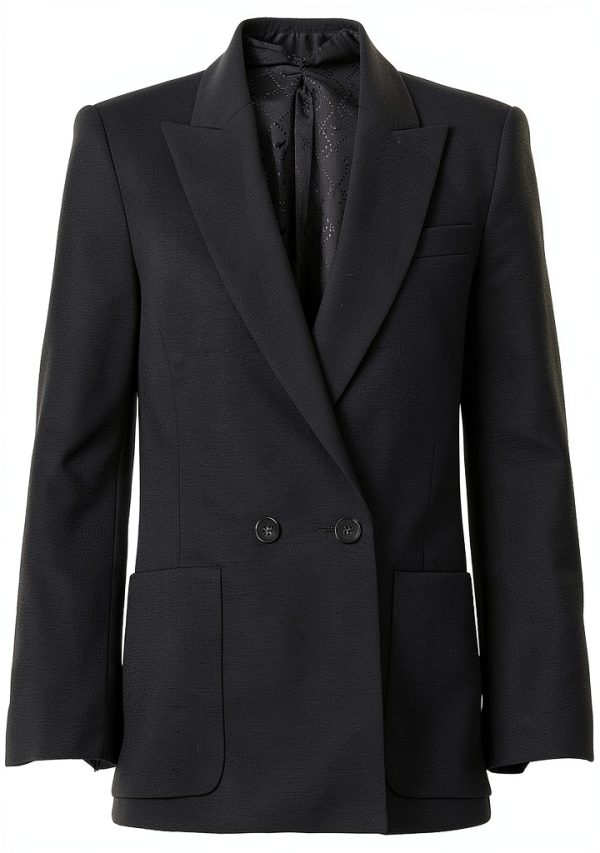 Zadig Voltaire Blazer Womens Black Tiger Stripe ZDV68-1