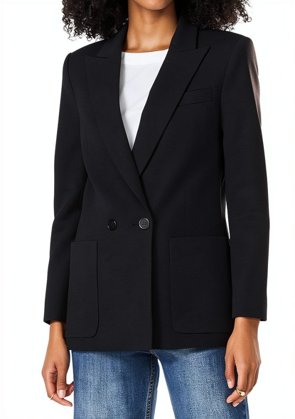 Zadig Voltaire Blazer Womens Black Tiger Stripe ZDV68-2