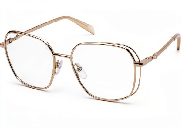 Zadig Voltaire Eyeglass Frame Shiny Rose Gold Womens-0