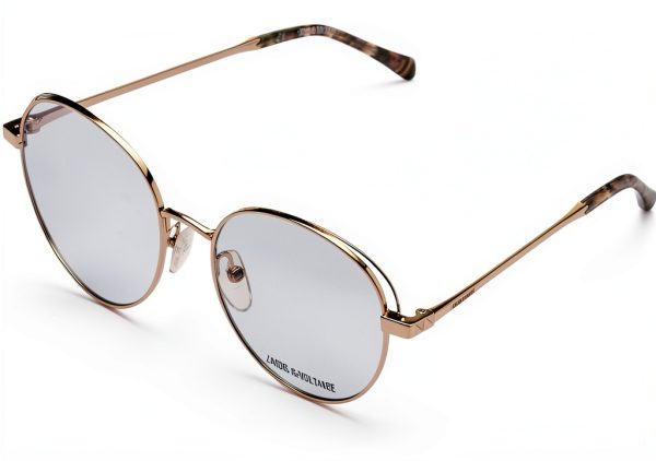 Zadig Voltaire Vision Glasses Shiny Rose Gold Womens-0
