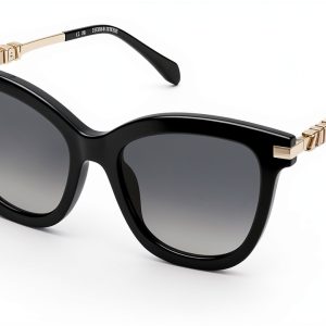 Zadig Voltaire Sunglasses Shiny Black Womens SZV451520700-0