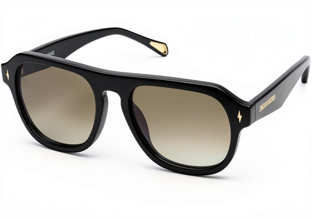 Zadig Voltaire SZV374 sunglasses in shiny black on display