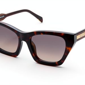 Zadig Voltaire Sunglasses Shiny Classic Havana Womens SZV454-0