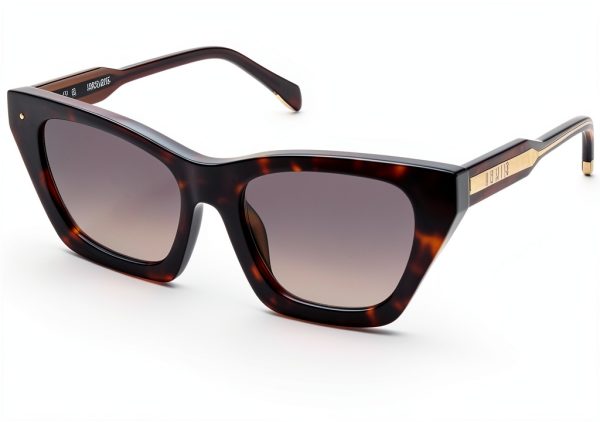 Zadig Voltaire Sunglasses Shiny Classic Havana Womens SZV454-0