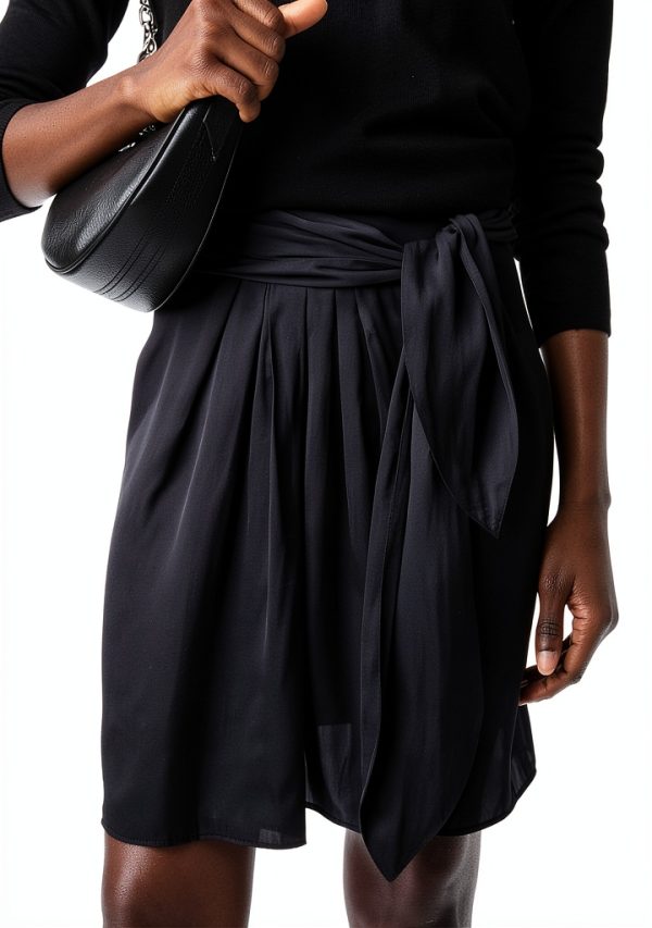Zadig Voltaire Noir Skirt Recycled Polyester Womens Fashion-2